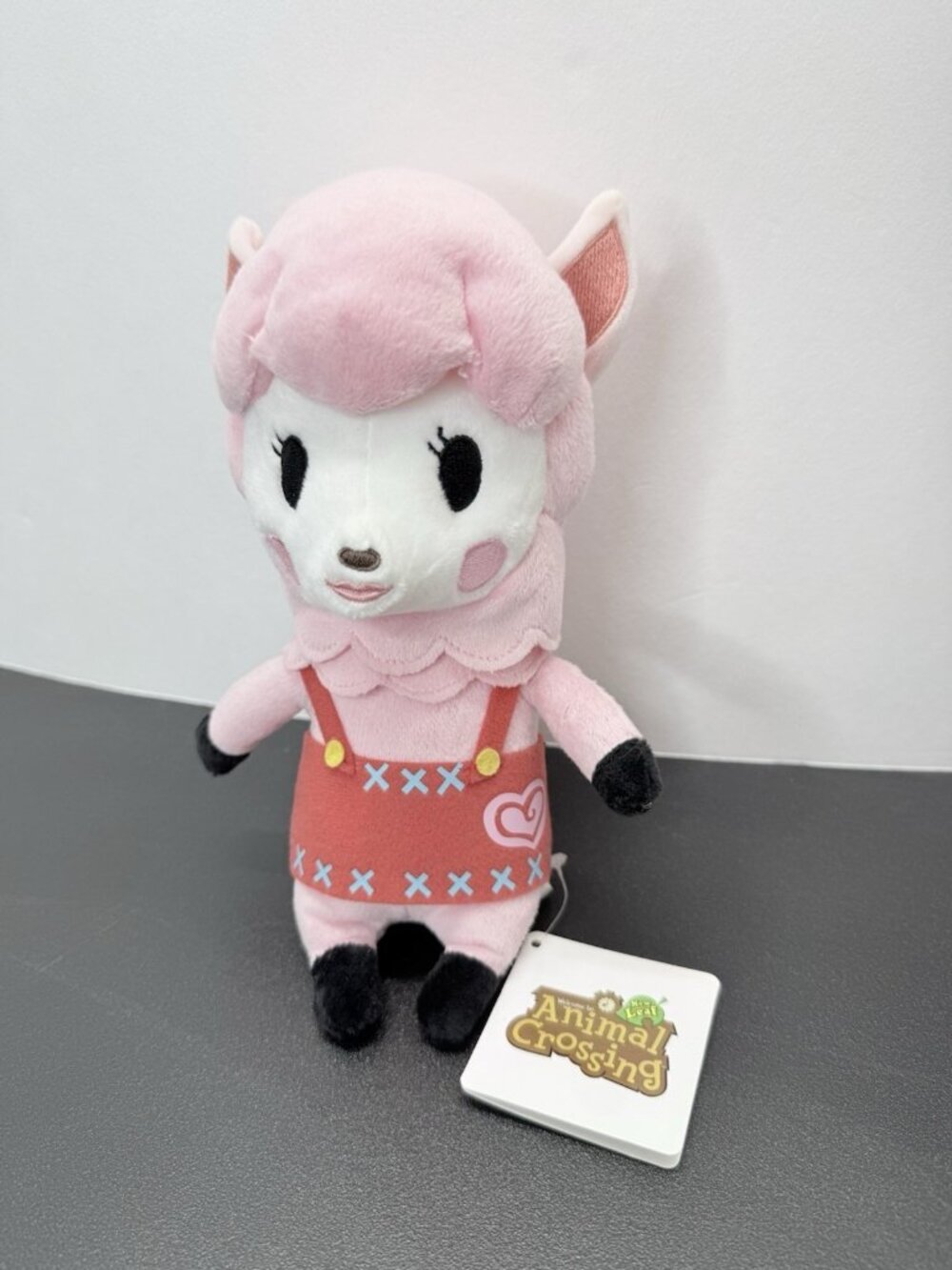 Animal Crossing Little Buddy Lisa Reese Alpaca Plush Stuffed Animal Pink Toy 9”